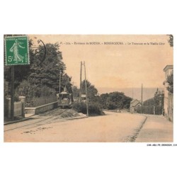CAR-ABUP9-0787-76 - Environs de ROUEN - BONSECOURS - Le tramway et la vieille cote
