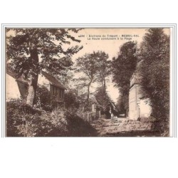 76.MESNIL-VAL.ENVIRONS DU TREPORT.LA ROUTE CONDUISANT A LA PLAGE