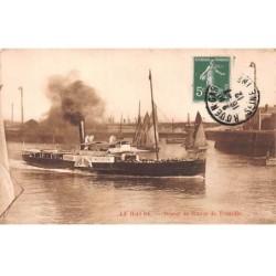 76 - SAN63068 - LE HAVRE - Départ du Bateau de Trouville