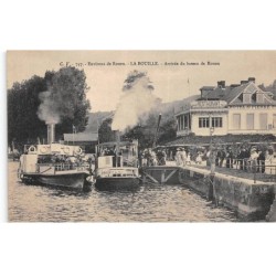 76 - LA BOUILLE - SAN67276 - Environs de Rouen - Arrivée du bateau de Rouen