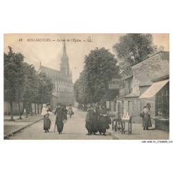 CAR-ACWP1-0058-76 - BON-SECOURS - La rue de l'église