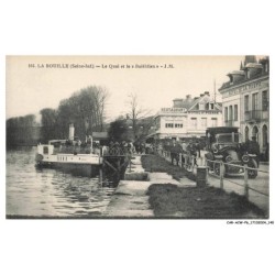 CAR-ACWP6-0401-76 - LA BOUILLE - Le quai et le boieldieu