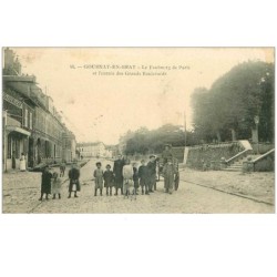 76 . n° 41093 . gournay en bray.faubourg de paris
