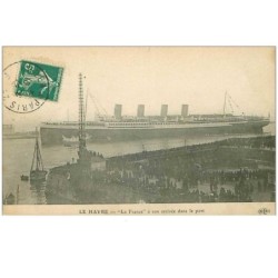 76 . n° 41506 .le havre.la france a son arrivée dans le port
