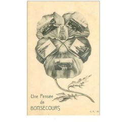 76 . n° 43351 . bonsecours . une pensée