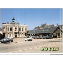 CAR-AAX-P12-76-0892 - BUCHY - L'hotel de ville et les halles
