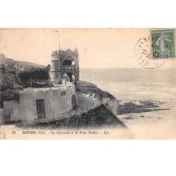 76  .  n° 202672    .   MESNIL - VAL  . LA CORNICHE ET LA TOUR TALBOT