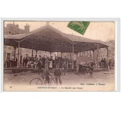 76.GOURNAY-EN-BRAY.LE MARCHE AUX VEAUX.