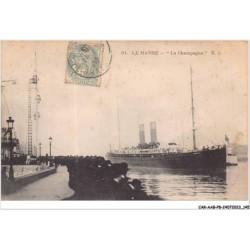 CAR-AABP8-76-0646 - LE HAVRE - La champagne, Paquebot