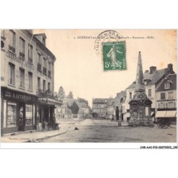 CAR-AACP10-76-0891 - GOURNAY-EN-BRAY - Place nationale - Fontaine - Halle - Courrier de Gournay