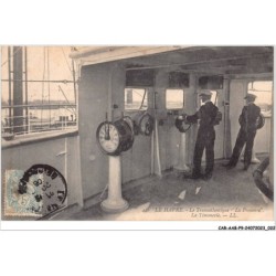 CAR-AABP9-76-0659 - LE HAVRE - Le transatlantique - La provence - La timonerie