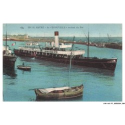 CAR-ACCP7-0521-76 - LE HAVRE - Le trouville sortant du port