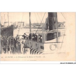 CAR-AATP9-76-0806 - LE HAVRE - Le debarquement du bateau de trouville