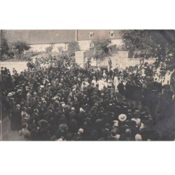76 .n° 108882 . envermeu . carte postale photo .ceremonie .