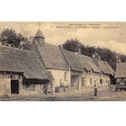 76 .n° 108896 . mesnil val . la ferme du clocher .vue interieur .