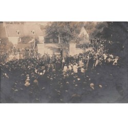 76 .n° 108883 . envermeu . carte postale photo .ceremonie .