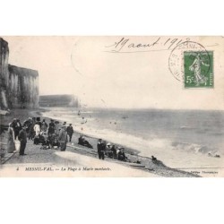 76  .  n° 202687    .   MESNIL - VAL  . LA PLAGE A MAREE MONTANTE