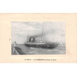 76 - LE HAVRE - SAN42670 - La Lorraine sortant du Port