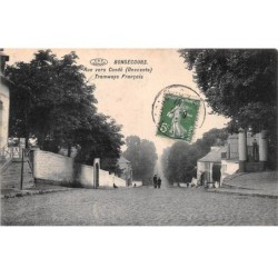 76 - BONSECOURS - SAN27457 - Rue vers Condé (Descente) - Tramways Français