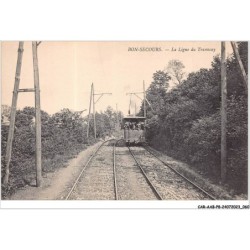 CAR-AABP8-76-0603 - BON-SECOURS - La ligne du tramway