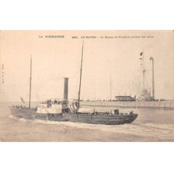 76 - LE HAVRE - SAN46731 - Le Bateau de Touville sortant des jetées