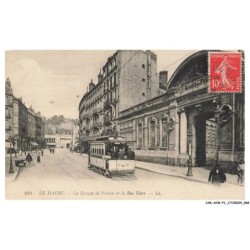 CAR-ACWP1-0035-76 - LE HAVRE - La banque de france et la rue tiers