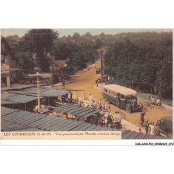 CAR-AAWP10-77-0789 - LES COUDREAUX - vue panoramique marché avenue arago
