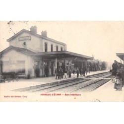 77 - Verneuil l'Etang - SAN22187 - Gare Intérieure - Train