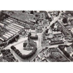 77 - SAN61215 - THOMERY - Vue Aérienne sur l'Eglise - Rue de Seine - Rue Sadi-Carnot - Combier 4623 - CPSM 10x15 cm