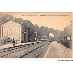 CAR-AAEP7-77-0675 - VOSVES - la gare - ligne de corbeil a montereau - Train