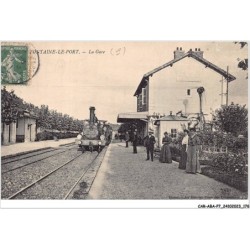 CAR-ABAP7-77-0688 - FONTAINE-LE-PORT - la gare