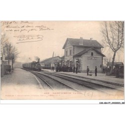 CAR-ABAP7-77-0690 - SAINT SIMEON - la gare