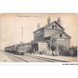 CAR-ABBP9-77-0866 - SAINT-SOUPLET - la gare - vendue en etat