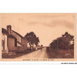 CAR-ABBP9-77-0845 - BANNOST - route de jouy