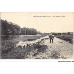 CAR-AAAP14-77-1013 - SAMMERON SUR MARNE - Les Bords de la Marne - Troupeau de moutons