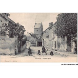 CAR-AAAP14-77-1032 - VENDREST - Grande Rue - Carte vendue en l'etat