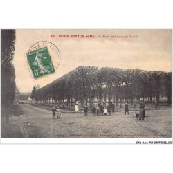 CAR-AAAP14-77-1061 - SEINE PORT - La Place et La Route de Corbeil