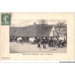 CAR-AAGP8-77-0718 - BEAUMONT-DU-GATINAIS - Le Marché