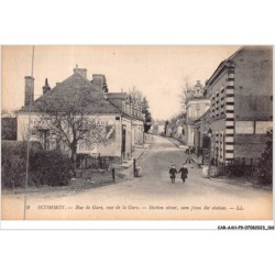 CAR-AAHP9-77-0853 - ECOMMOY - rue de gare - vue de la gare
