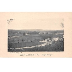 77. n° 105174 .crecy en brie .vue panoramique .