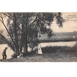 77. n° 105236 .st jean les deux jumeaux .les bords de la marne .