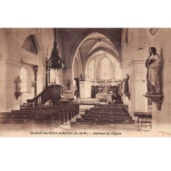 77. n° 105223 .st jean les deux jumeaux .interieur de l eglise .