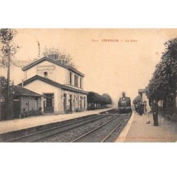 77. n° 104566 . changis .la gare .train .