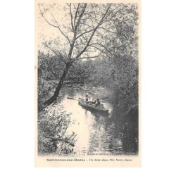 77. n° 104514 . sammeron sur marne .un bras de l ile notre dame .