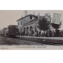 77.n°59359.saint germain les couilly.quai de la gare.train