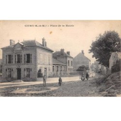77. n° 104547 . citry .place de la mairie .