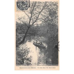 77. n° 104517 . sammeron sur marne .un bras dans l ile notre dame .