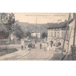 77. n° 104635 .nanteuil sur marne .passage a niveau .