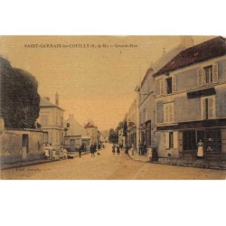 77.n°59352.saint germain les couilly.grande rue.carte toilé