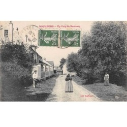 77. n° 104497 . bouleurs .villageois .un coin de la ville .